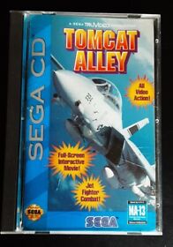 SEGA CD Tomcat Alley - 1994 - Video Game with Case and Insert