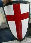 Halloween Medieval Knight Red Cross Shield Battle Armor Medieval Shield For SE38