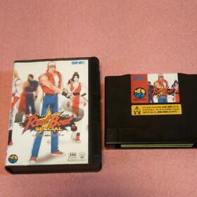 REAL BOUT FATAL FURY SPECIAL NEO GEO AES SNK 1997 FROM JAPAN GOOD