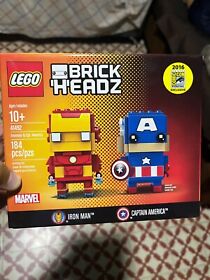 LEGO BRICKHEADZ: Iron Man & Captain America (41492)