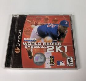 World Series Baseball 2K1 (Sega Dreamcast 2001) Sports Complete CIB w/Manual
