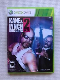 Kane & Lynch 2: Dog Days (Microsoft Xbox 360, 2010) Complete X360