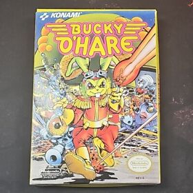 Bucky O'Hare Konami 1992 NES Box, Cartridge, Poster, Paperwork. Near Mint!
