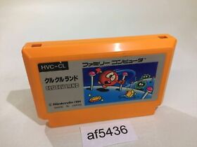 af5436 Clu Clu Land NES Famicom Japan