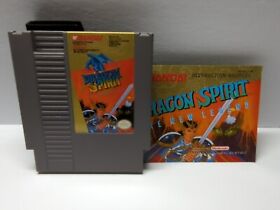 Dragon Spirit: The New Legend NES Nintendo MINTY CART W/ MANUAL + SLEEVE FAST! 