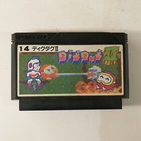 Dig Dug II 2 (Nintendo Famicom FC NES, 1986) Japan Import