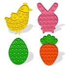 JoFAN 4 Pack Easter Fidget Sensory Pop Toys for Kids Boys Girls Toddlers Easter
