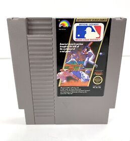 MLB Major League Baseball NES 1987 Nintendo GAME CART ONLY Original - WORKS!