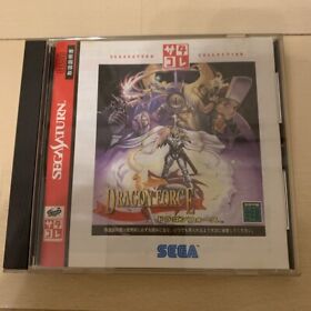 Dragon Force With Obi Sega Saturn SS Japanese Retro Game NTSC-J Used from Japan