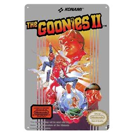 The Goonies Nintendo Nes Video Game Metal Poster Tin Sign 20*30cm