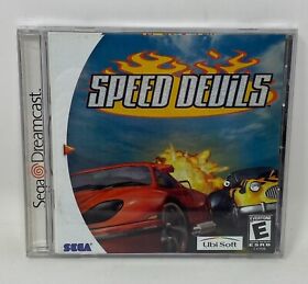 Sega Dreamcast - Speed Devils CIB Complete -Rare "Clean Cover" Variant - Tested