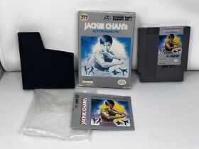 Jackie Chan's Acción Kung Fu Nintendo NES Completo en Caja 1990 CiB Manual Probado