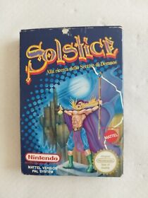 SOLSTICE NES Originale PAL A ITA Nintendo 
