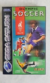 Sega Saturn Football Bundle Worldwide Soccer, FIFA 96  & Olympic Soccer - Tested