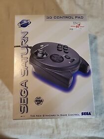 NEW Sega Saturn 3D Control Pad Controller And All Paper Work Mint BOX MK-80117