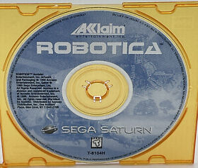 Robotica (Sega Saturn, 1995) Authentic Disc Only Tested VG Condition Free Ship