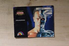 T2 Terminator 2: Judgment Day NOE - instrucciones sueltas para Nintendo NES juego PAL-B