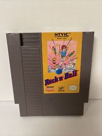 Rock 'n' Ball Original Nintendo NES Game Tested + Working & Authentic!