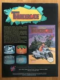 Thundercade NES Nintendo 1989 Print Ad/Poster Authentic Original Retro 80s Art