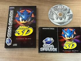 Sega Saturn Game - SONIC 3D FLICKIES ISLAND - Complete Retro Rare Collectable