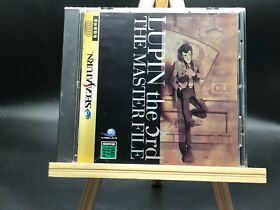 Lupin the 3rd: The Master File w/spine (Sega Saturn, 1996) from japan 