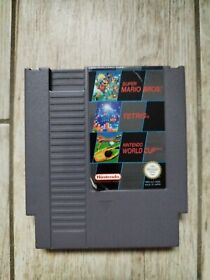 3 in 1  Super Mario Bros Tetris World Cup (Nintendo Entertainment NES) nur Modul