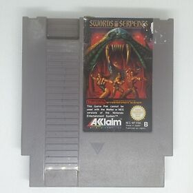 Swords and Serpents - Original Nintendo NES Spiel Modul - PAL B Version