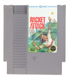 Racket Attack Nintendo NES Juego Redondo SOQ 1988 Probado Limpiado