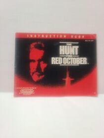 The Hunt for Red October Vintage Nintendo NES Manual Solo