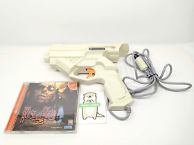 Dreamcast Gun Controller HKT-7800 w/HOUSE OF THE DEAD 2 Work for CRT TV Only