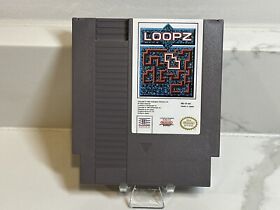 Loopz - 1990 Nintendo NES Game - Cart Only - TESTED!