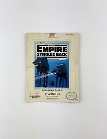 Star Wars: The Empire Strikes Back (Nintendo NES, 1992) Instruction Manual ONLY