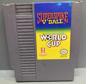 Super Spike V'Ball World Cup Soccer (Nintendo NES, 1990) Game TESTED & WORKS (k)