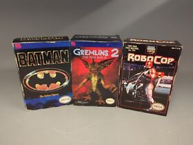 NECA Reel Toys Bundle - Batman - Gremlins 2 - RoboCop (NES Style Figures)