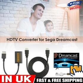 HDMI Adapter for Sega Dreamcast Console Supports NTSC 480i 480P PAL Display Mode