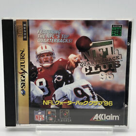 NFL Quarterback Club 96 W/Spine Sega Saturn SS Japan NTSC-J