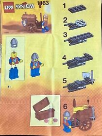 Lego System 1463, Treasure Cart, year 1992