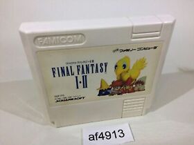 af4913 Final Fantasy I II 1 2 NES Famicom Japan