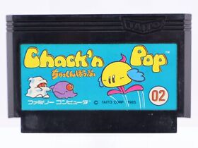 Used Chack 'n Pop game cartridge only Nintendo Famicom Japan ver.