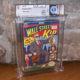 New NES Wall Street Kid WATA 6.0 Factory Sealed Graded 1990 Nintendo Game