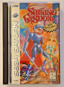 Shining Wisdom Sega Saturn Game 100% Complete CIB USA Version registration card