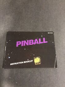 pinball nes manual