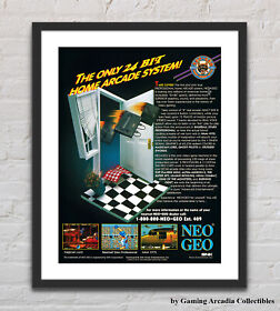 Neo Geo AES Console Glossy Promo Ad Poster Unframed G3866