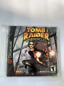 Tomb Raider: Chronicles (Sega Dreamcast, 2000) solo disco y manual (incompleto)