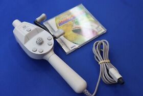 Sega Dreamcast Bass Fishing Game with Fishing Reel Controller TESTED HKT-8700