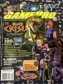 Revista Gamepro #132 Septiembre 1999 - Etiqueta Dino Crisis Dreamcast Final Fantasy Tekken