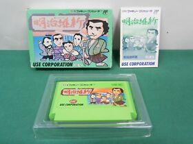 NES - Meiji Ishin Restoration - Can save. Ryoma. Boxed. Famicom Japan. 10638