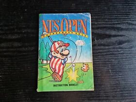 Nintendo NES Spiel - NES Open Tournament Golf Handbuch nur 