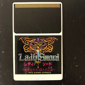 Lady Sword  (NEC PC Engine)  Japan, HuCard Only, Authentic-  US Seller