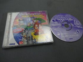 VNT Walt Disney World Quest Magical Racing Tour Game Sega Dreamcast Complete VG+